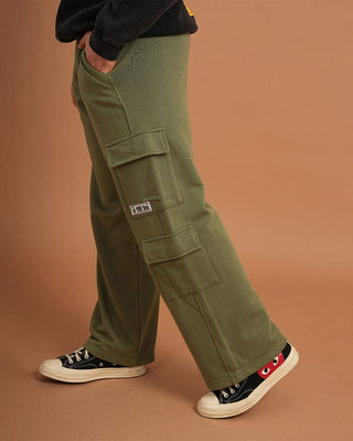 Olive Cargo Swants Swants IN YOUR SHOE 