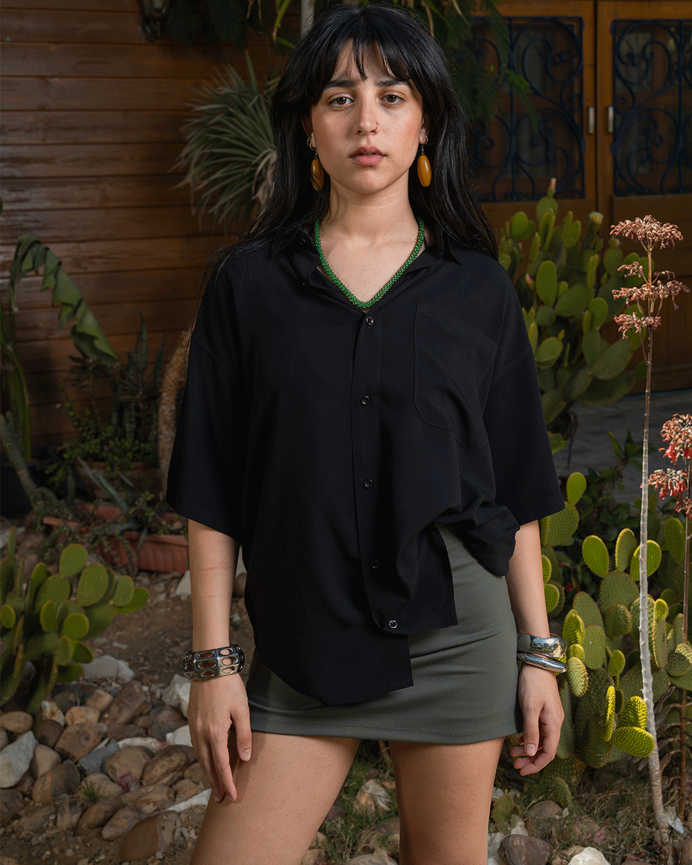 Olive Mini Skort Skirt IN YOUR SHOE S 