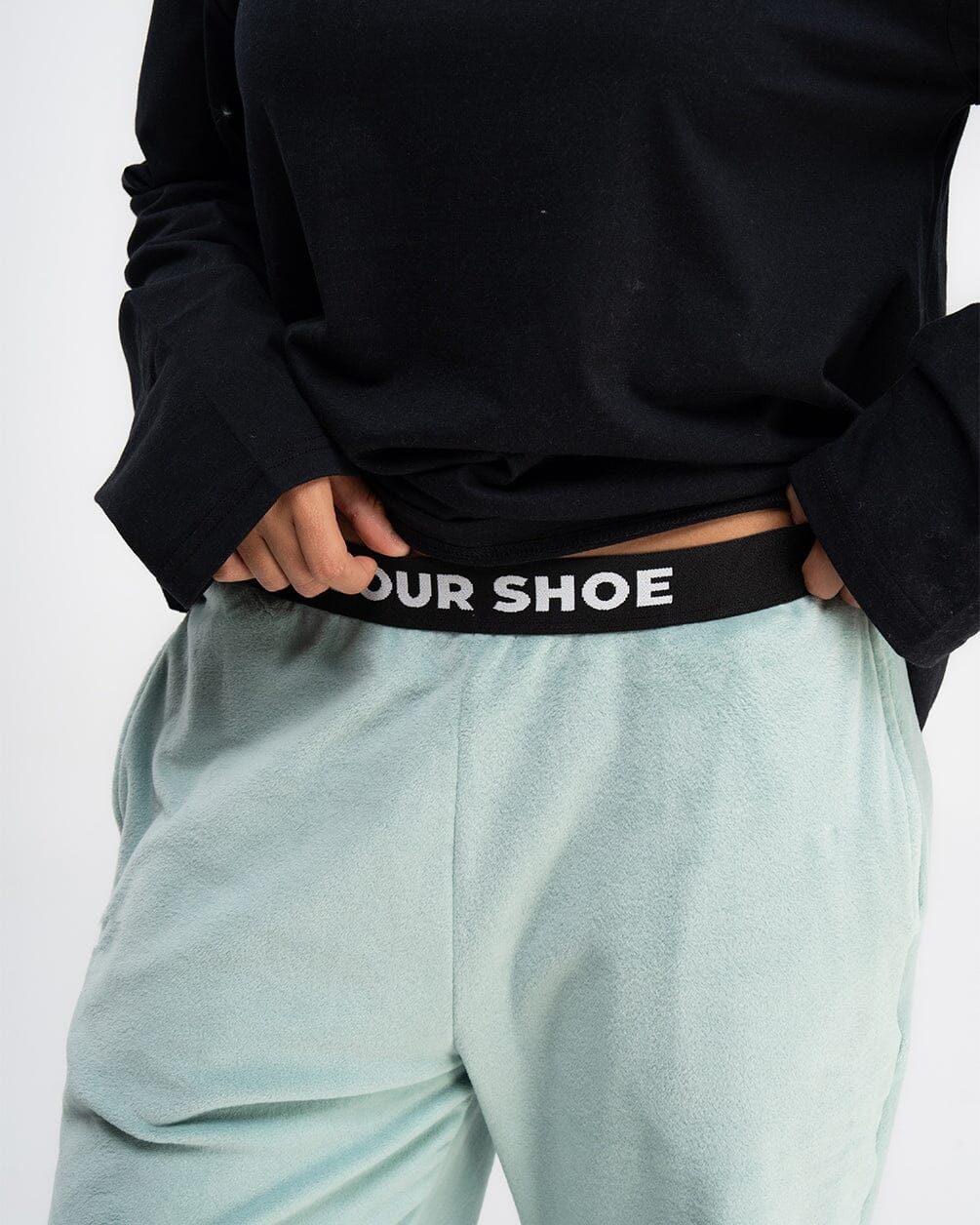 Olive Plain Fluffy Pjoys Fluffy Pjoys IN YOUR SHOE 