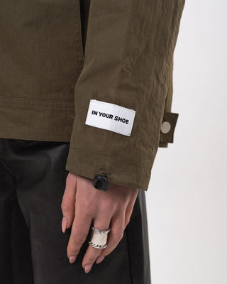Olive Regular Windbreaker Windbreaker IN YOUR SHOE 