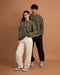Olive Washed Crewneck