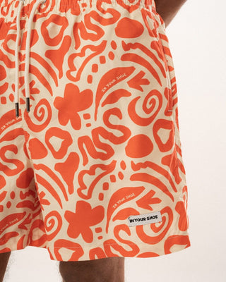 Orange Creamsicle Swim Shorts Swim Shorts IN YOUR SHOE 