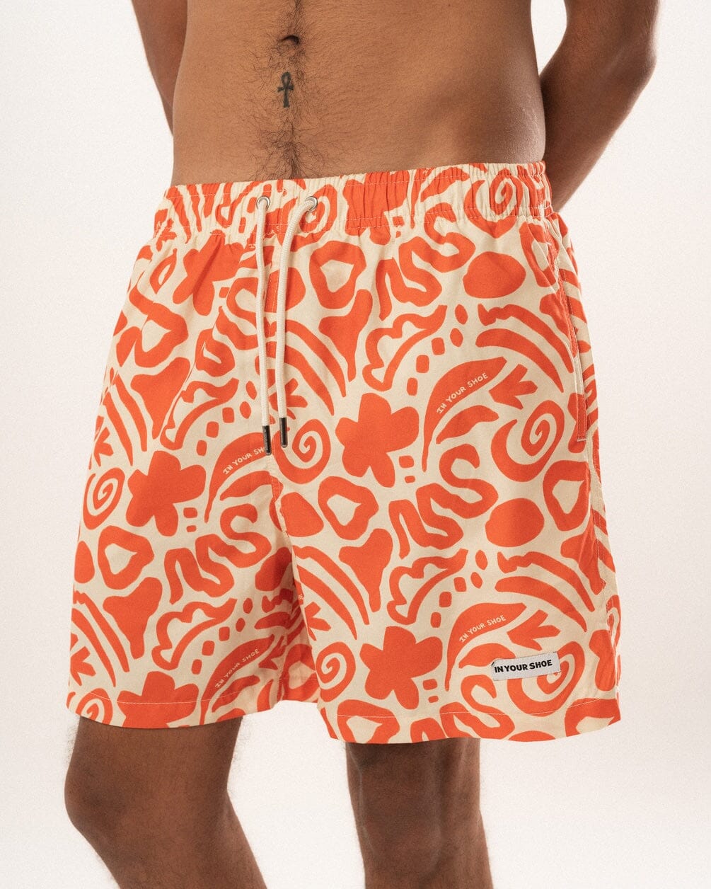 Orange Creamsicle Swim Shorts Swim Shorts IN YOUR SHOE S 