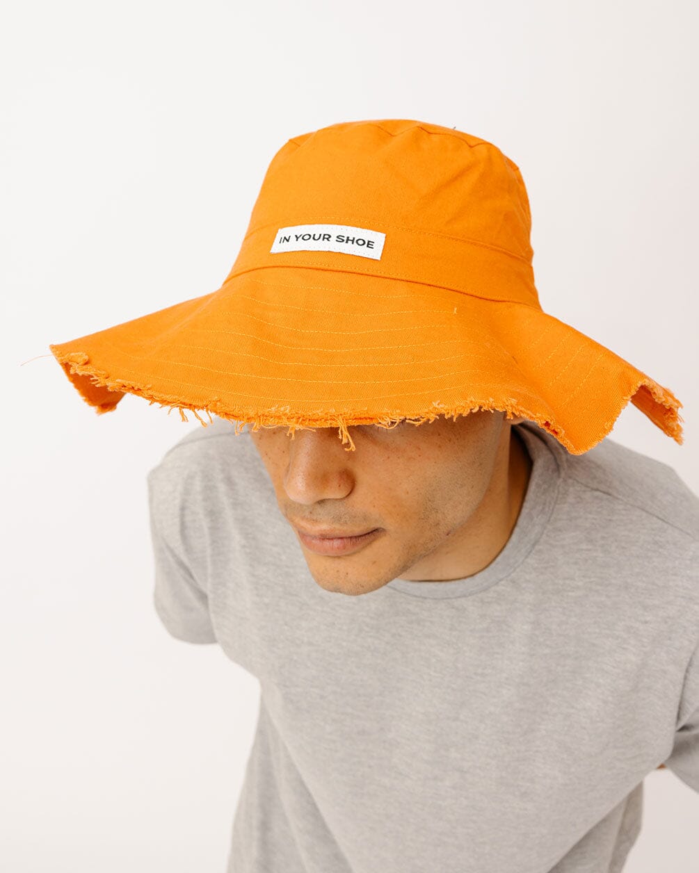 Orange Floppy Hat Floppy Hats IN YOUR SHOE 