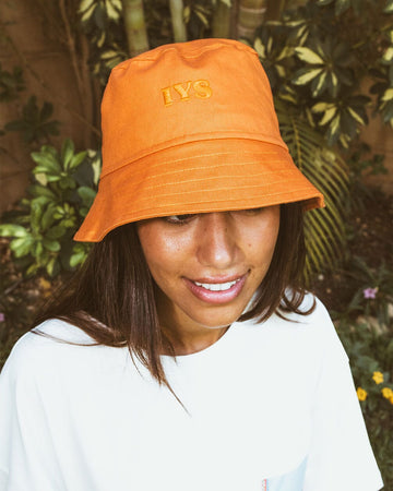 Orange IYS Bucket Hat Bucket IN YOUR SHOE 