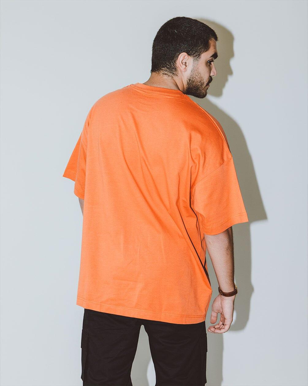 Orange IYS Printed Oversized Tee Printed Oversized Tees IN YOUR SHOE XL 