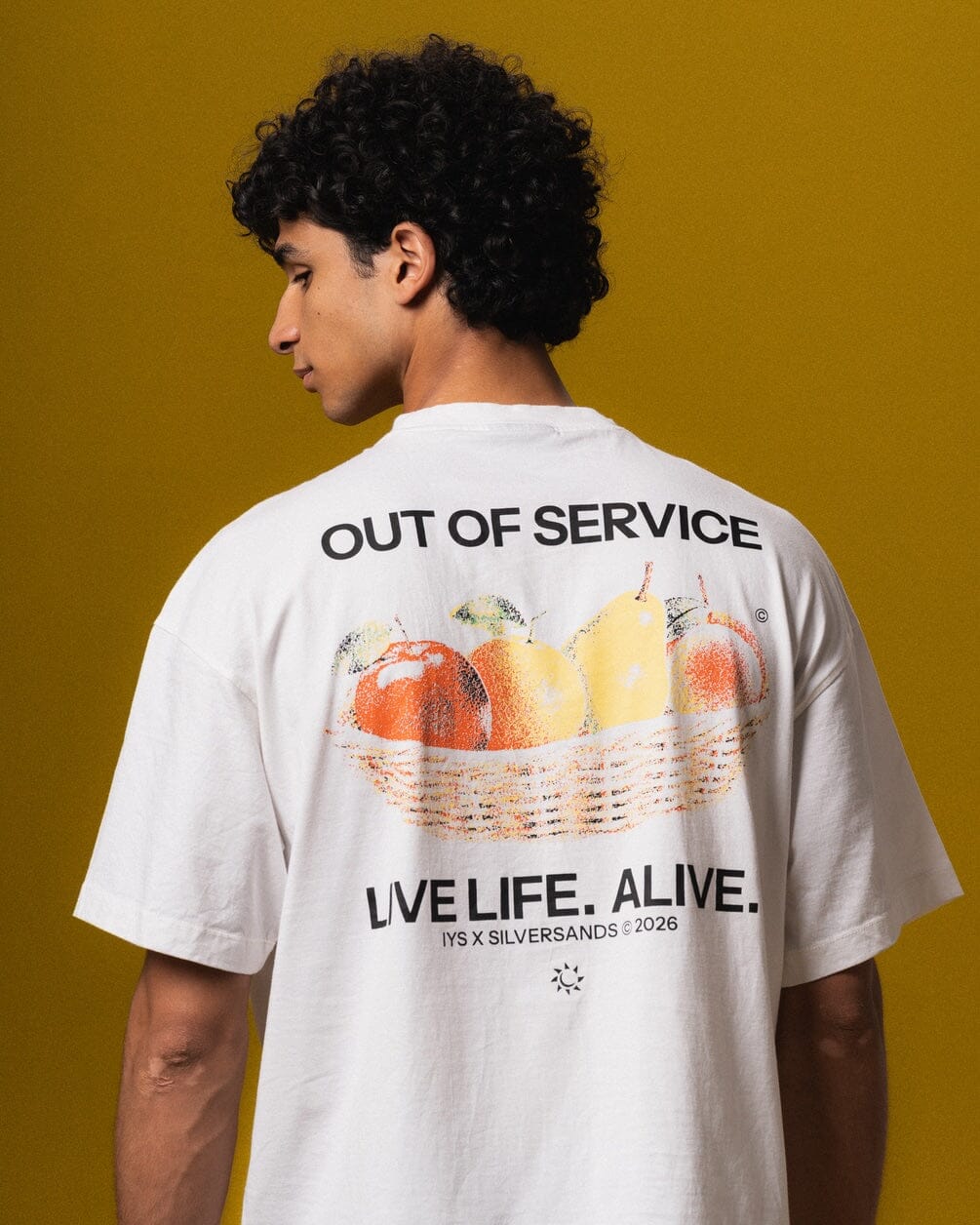 Out Of Service Oversized Tee Printed Oversized Tees IYS X ZED M 