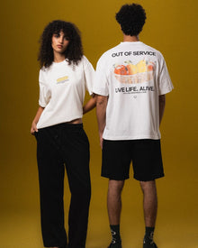 Out Of Service Oversized Tee Printed Oversized Tees IYS X ZED S 