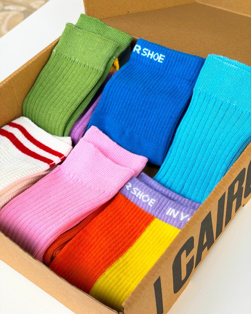 Pack of 6 - Neck Socks Neck Socks IN YOUR SHOE 