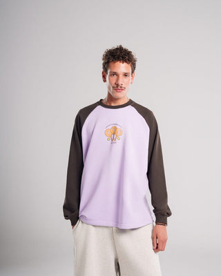 Pastel Rose Raglan Oversized Top Long Sleeve Tops IN YOUR SHOE S 