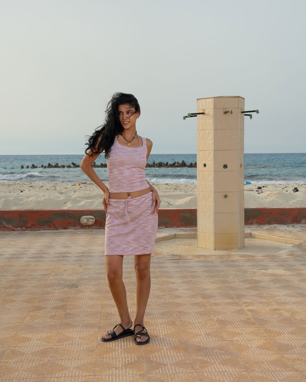 Pastel Sleeveless Top Sleeveless Tops IN YOUR SHOE S 