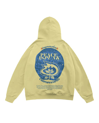 Peace is Punk Hoodie Printed Hoodies IN YOUR SHOE 
