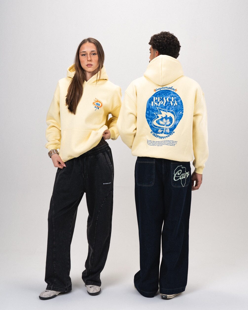 Peace is Punk Hoodie Printed Hoodies IN YOUR SHOE S 