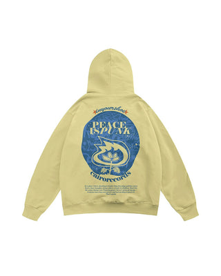 Peace is Punk Hoodie Printed Hoodies IN YOUR SHOE 
