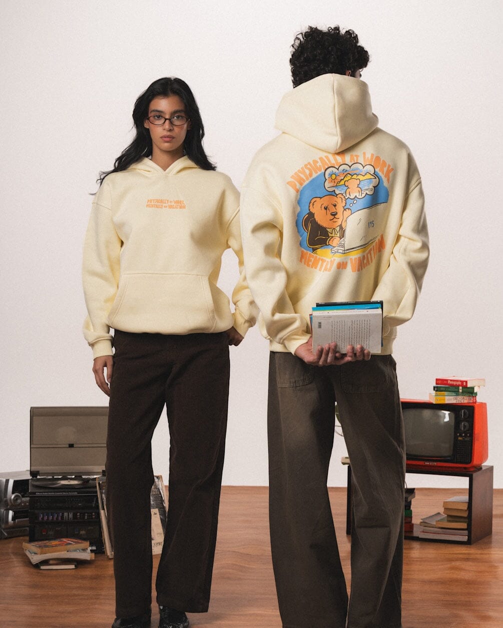 Physically At Work Oversized Hoodie Printed Hoodies IN YOUR SHOE 