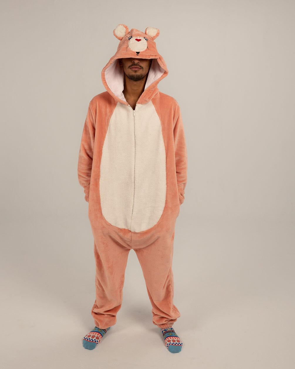 Pink Bear Onesie Onesies IN YOUR SHOE L-XL 