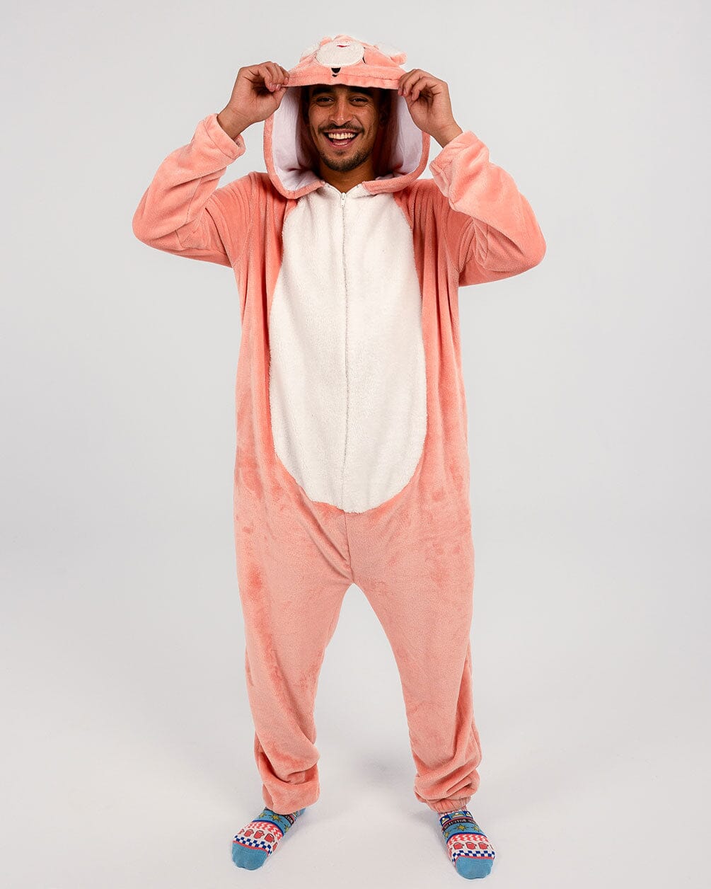 Pink Bear Onesie Onesies IN YOUR SHOE 