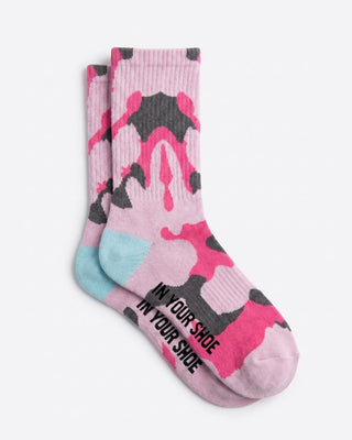 Pink Camo Neck Socks Neck Socks IN YOUR SHOE 