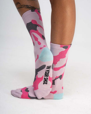 Pink Camo Neck Socks Neck Socks IN YOUR SHOE 