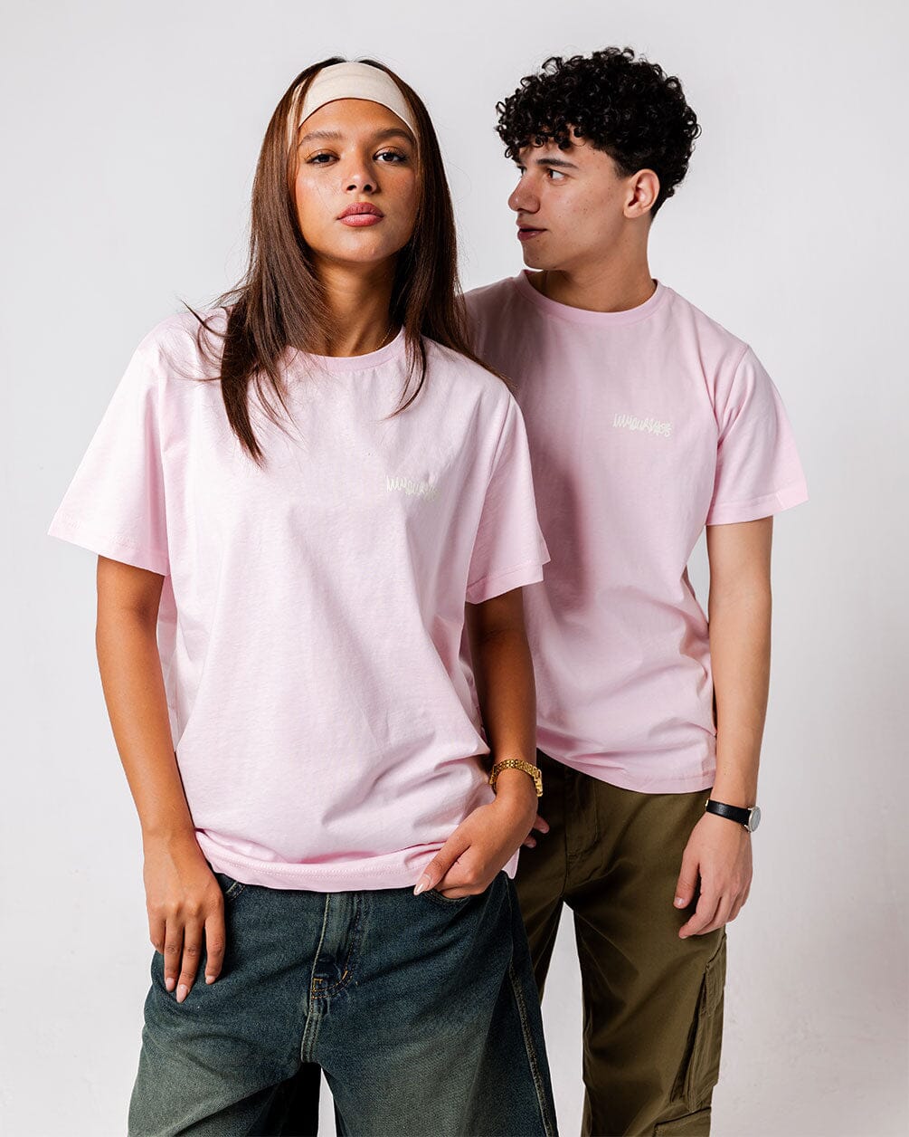 Pink IYS Printed Regular Tee Printed Regular Tees IN YOUR SHOE L 