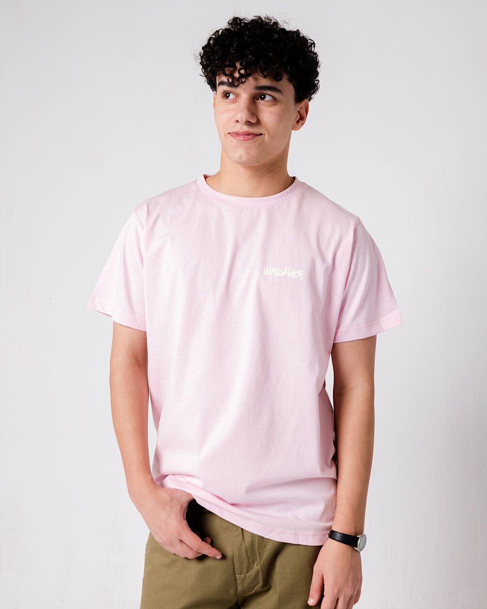 Pink IYS Printed Regular Tee Printed Regular Tees IN YOUR SHOE 