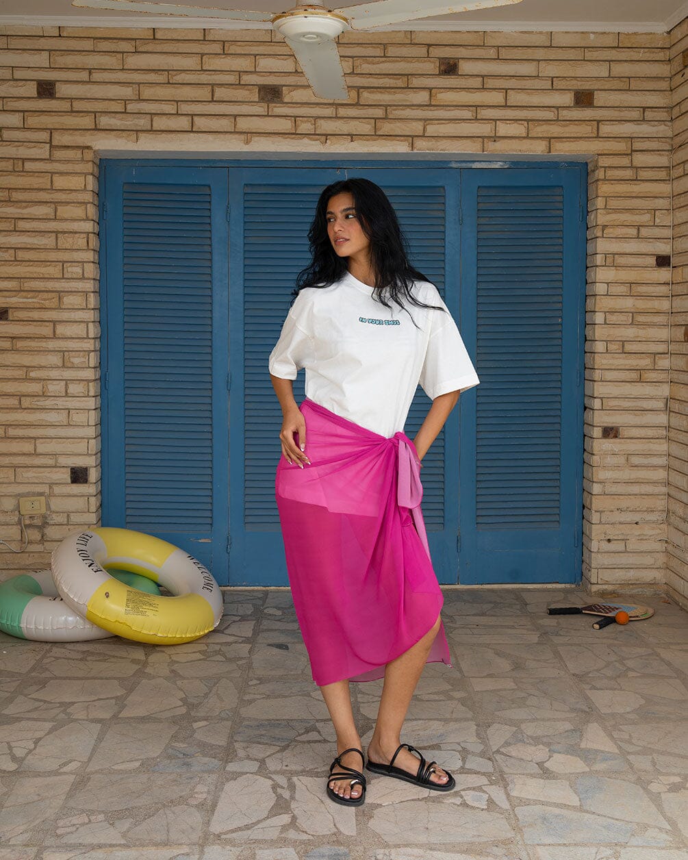 Pink Maxi Flowy Wrap Flowy Wraps Maxi IN YOUR SHOE 