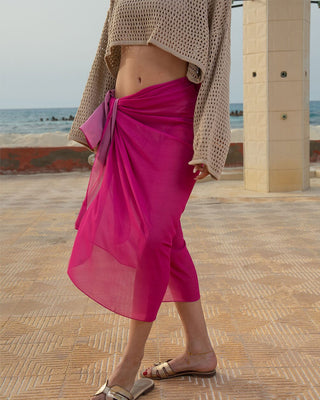Pink Maxi Flowy Wrap Flowy Wraps Maxi IN YOUR SHOE 