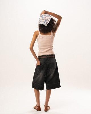 Pink Ribbed Tank Top Tank Tops IN YOUR SHOE L 