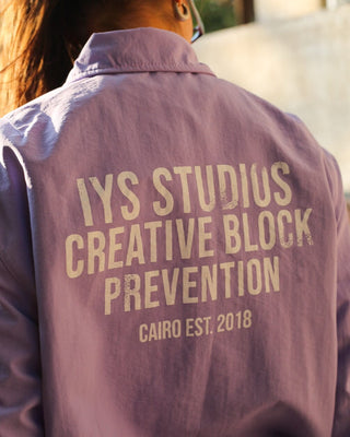 Purple Printed Regular Windbreaker Windbreaker IN YOUR SHOE M 