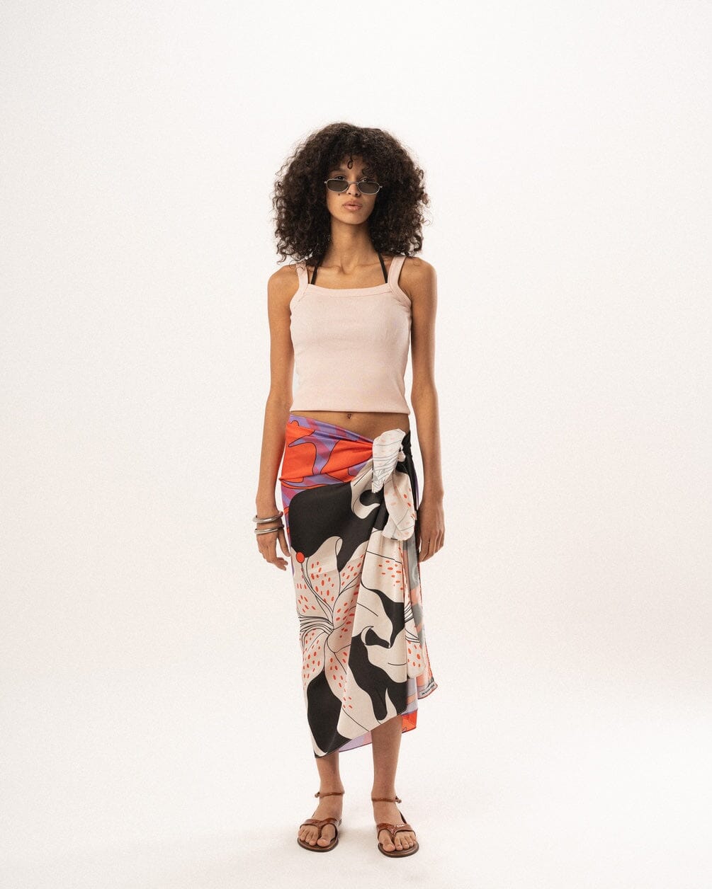 Purple Wild Clay Satin Flowy Wrap Flowy Wraps IN YOUR SHOE 