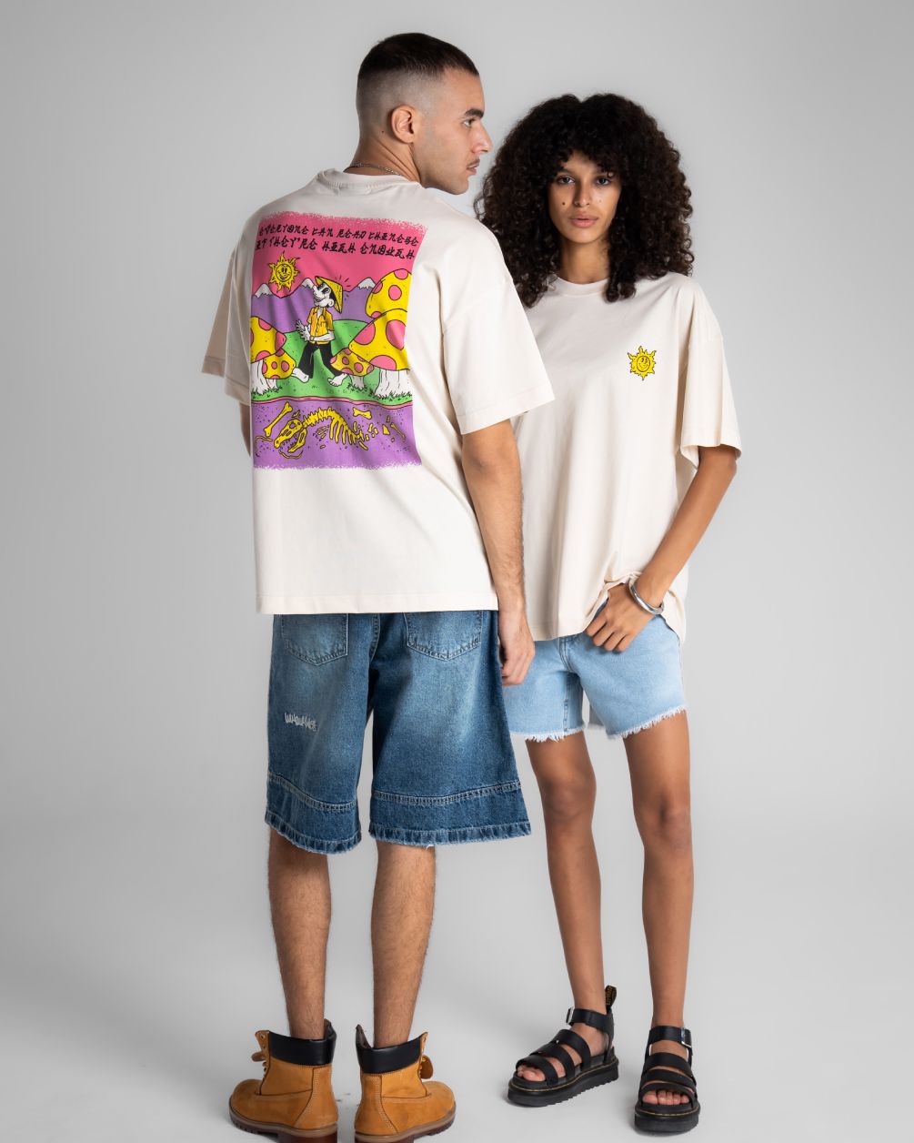 Read Chineese Oversized Tee Printed Oversized Tees IN YOUR SHOE L 