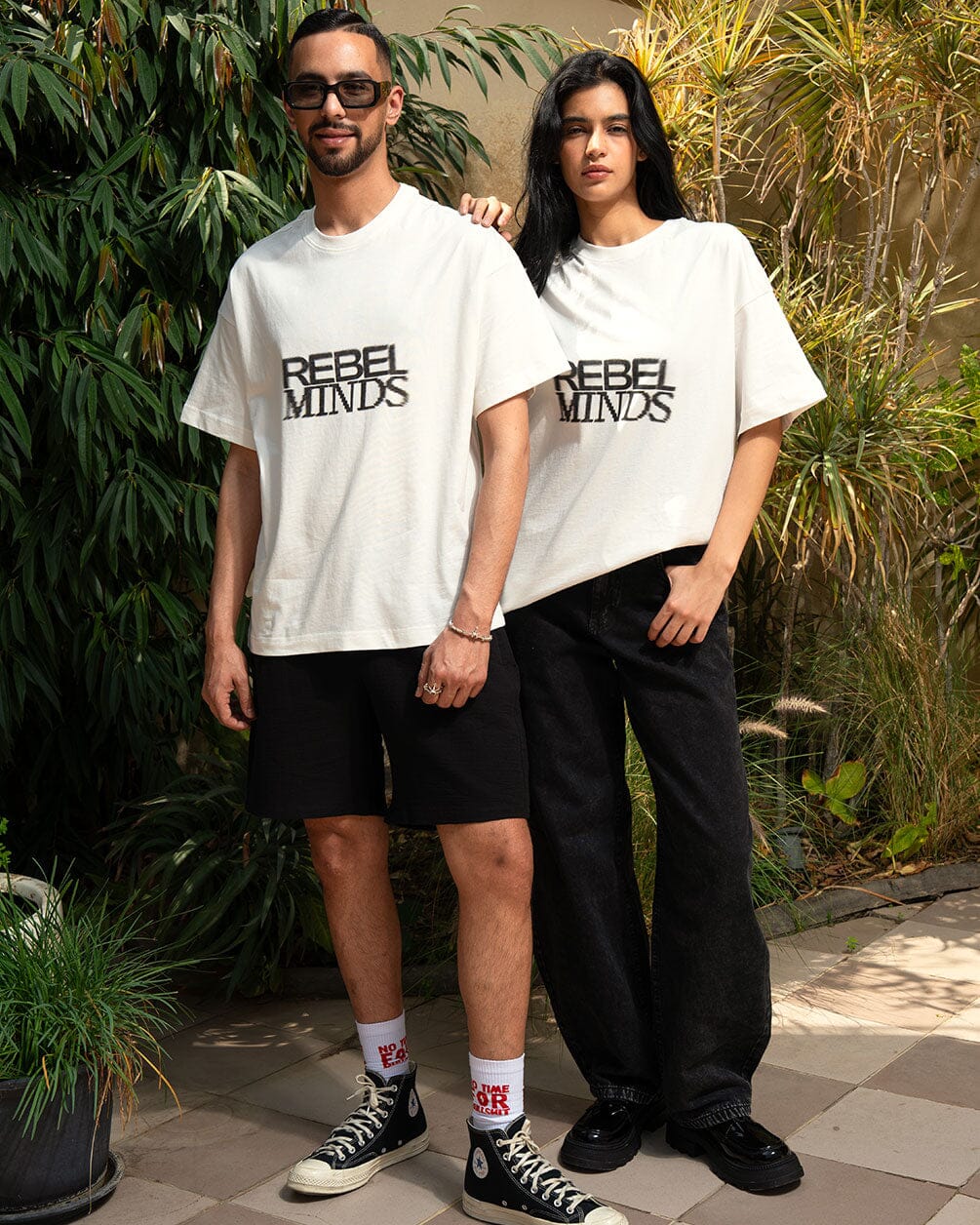 Rebel Minds Oversized Tee Printed Oversized Tees IN YOUR SHOE L 