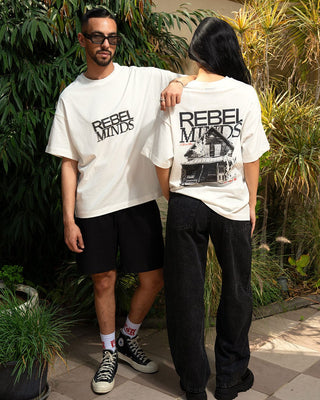 Rebel Minds Oversized Tee Printed Oversized Tees IN YOUR SHOE XL 