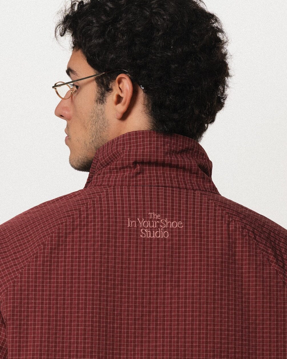 Red Check Windbreaker Windbreaker IN YOUR SHOE XL 