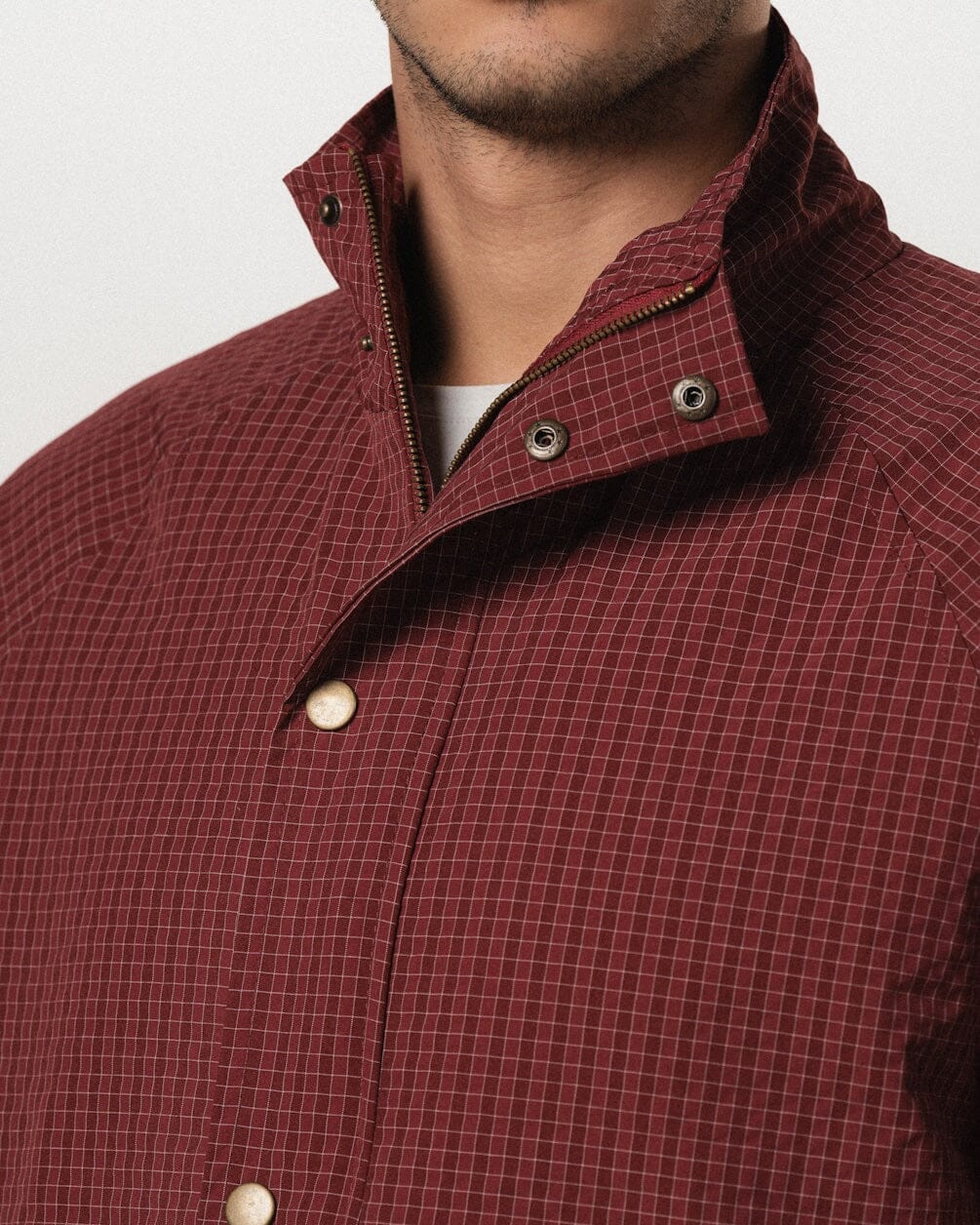 Red Check Windbreaker Windbreaker IN YOUR SHOE 