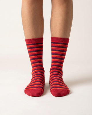 Red Granny Neck Socks Neck Socks IN YOUR SHOE 