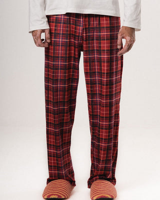 Red Plaid Fluffy Pjoys Fluffy Pjoys IN YOUR SHOE XS 