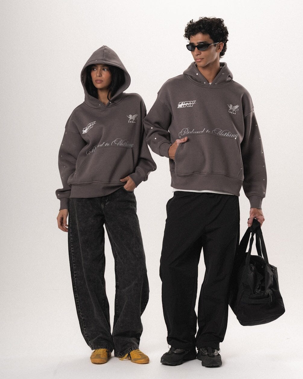 Reduced To Nothing Boxy Hoodie Boxy Hoodies IN YOUR SHOE S 