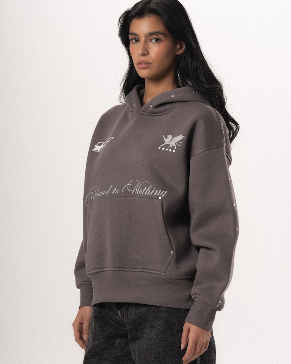 Reduced To Nothing Boxy Hoodie Boxy Hoodies IN YOUR SHOE 