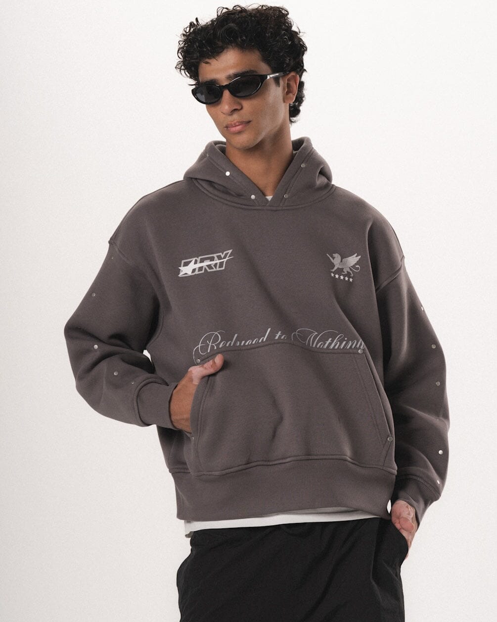 Reduced To Nothing Boxy Hoodie Boxy Hoodies IN YOUR SHOE 