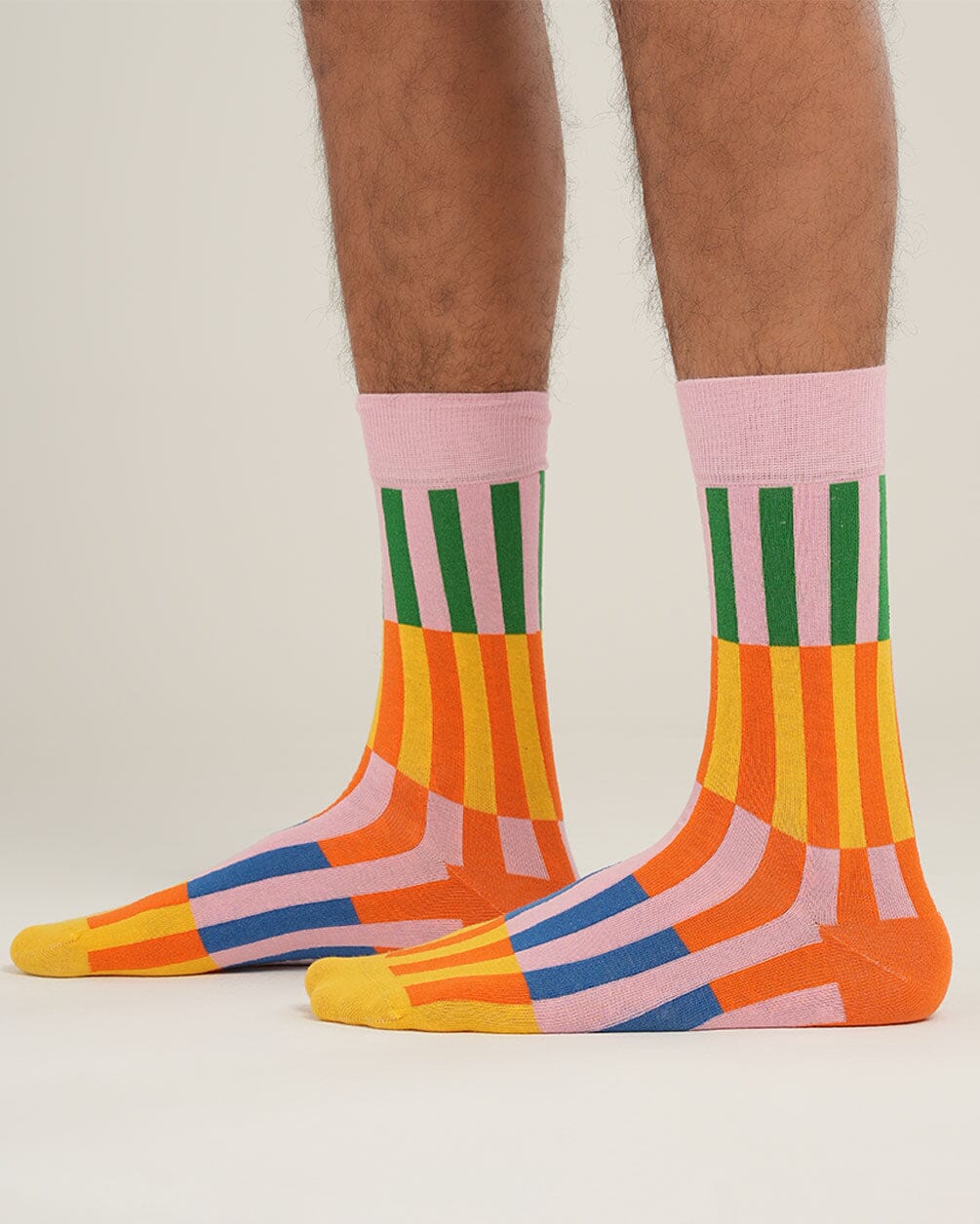 Retro Multicolor Neck Socks Neck Socks IN YOUR SHOE 