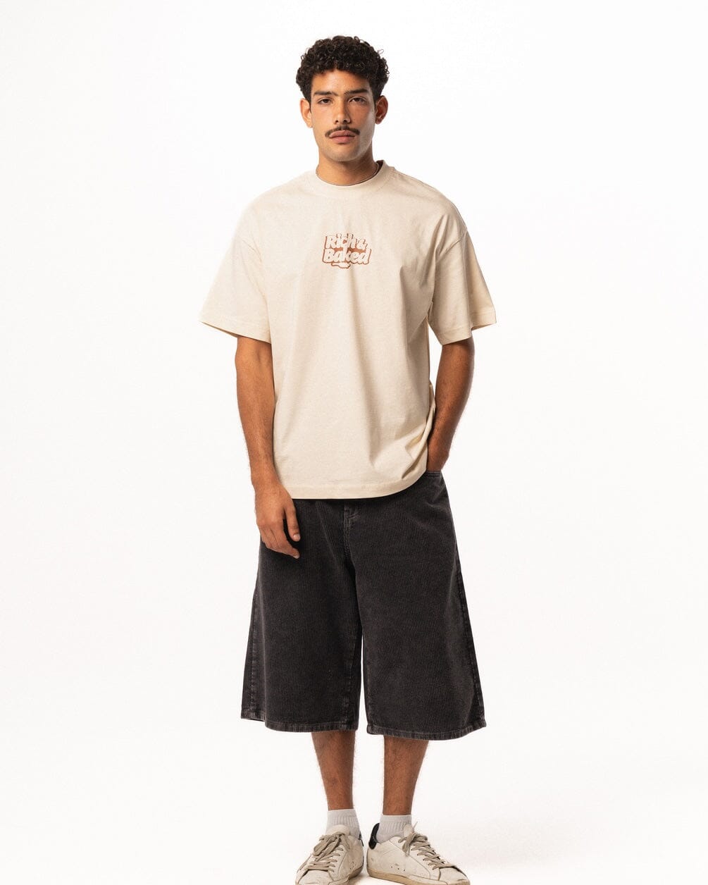Rich & Baked Oversized Tee Printed Oversized Tees IN YOUR SHOE M 