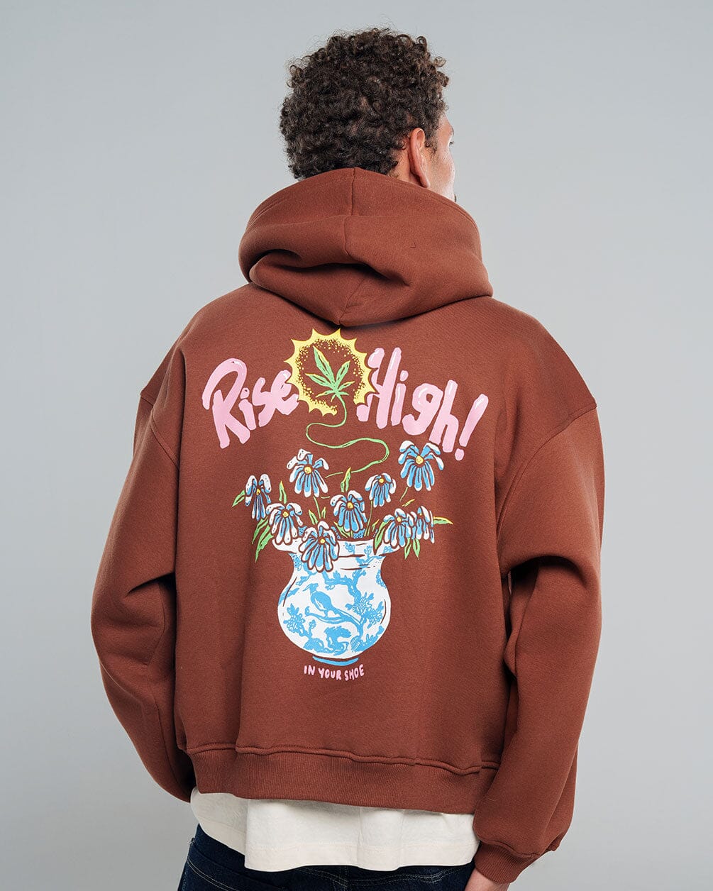 Rise High Boxy Hoodie Boxy Hoodies IN YOUR SHOE L 