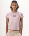 Rose Pink Loose Fit Baby Tee