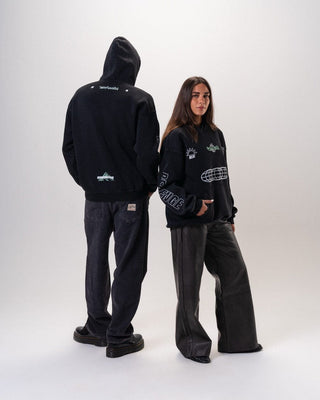 RVNG Washed Hoodie Acid Washed Hoodies IN YOUR SHOE 