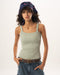 Sage Green Ribbed Tank Top