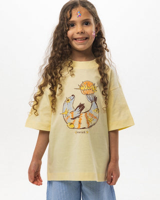 Seal Oversized Kids Tee Kids Printed Oversized Tees IN YOUR SHOE 10-11 