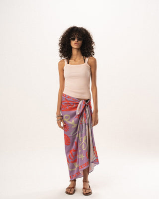 Seashell Satin Flowy Wrap Flowy Wraps IN YOUR SHOE 