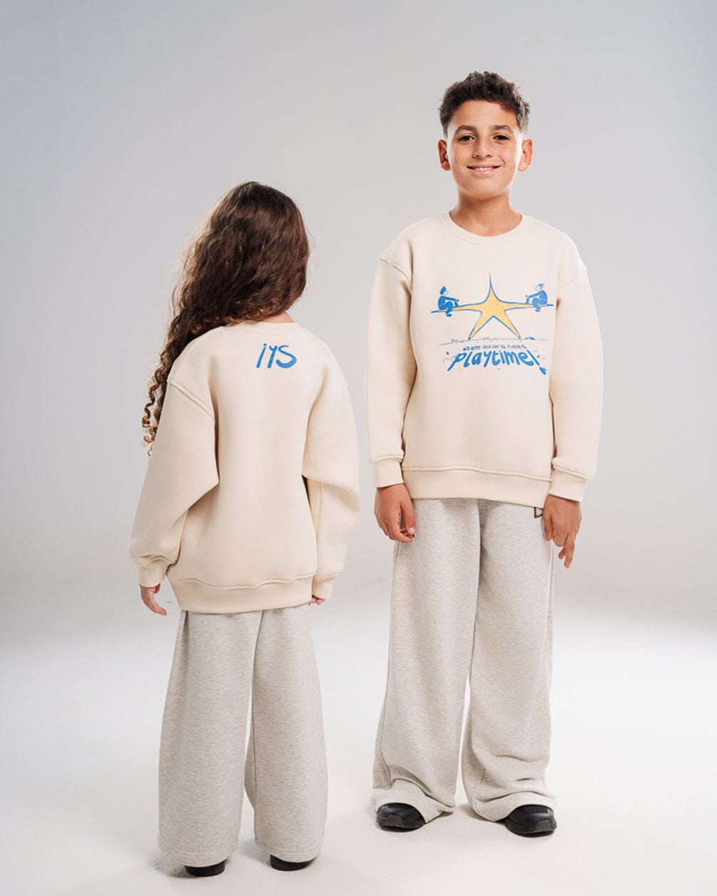 Seesaw Oversized Kids Crewneck Kids Crewnecks IN YOUR SHOE 3 