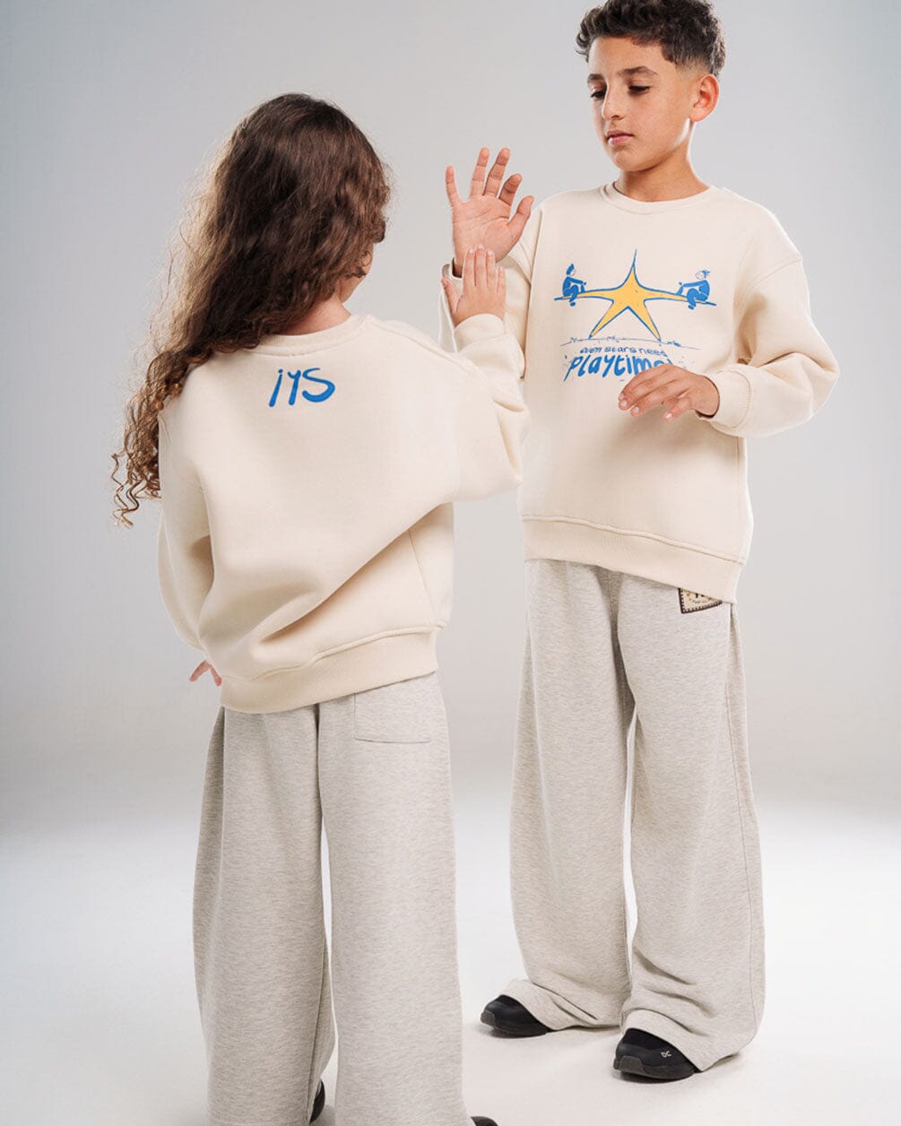 Seesaw Oversized Kids Crewneck Kids Crewnecks IN YOUR SHOE 5 